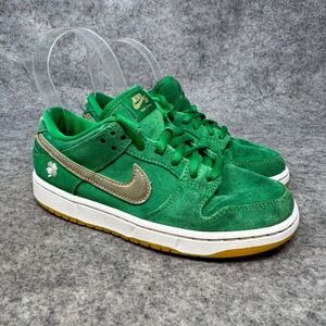 NIKE SB DUNK LOW PRO (PS) "ST PATRICKS DAY" Lucky Green Gold SZ 1Y DN3675 303